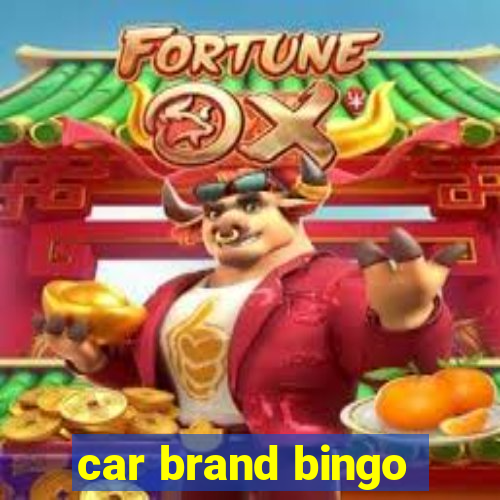 car brand bingo